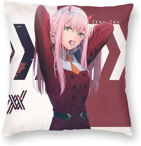 Zero Two Pillow Cute Gaming Decor