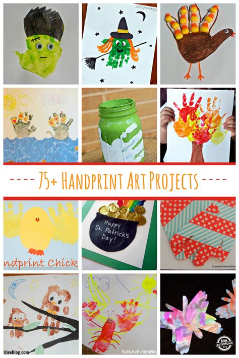 150 Kids Handprint Art Projects For All Seasons Kids Activities Blog