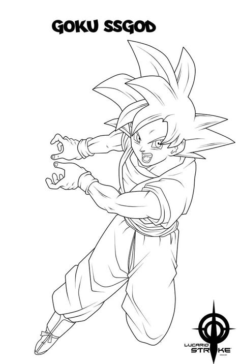 Goku Ssg By Lucario Strike On Deviantart Goku Drawing Ball Drawing