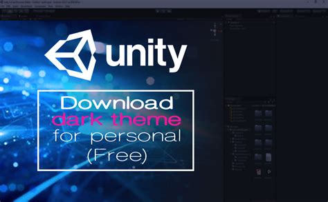Download Dark Theme For Unity Game Engine Personal Free
