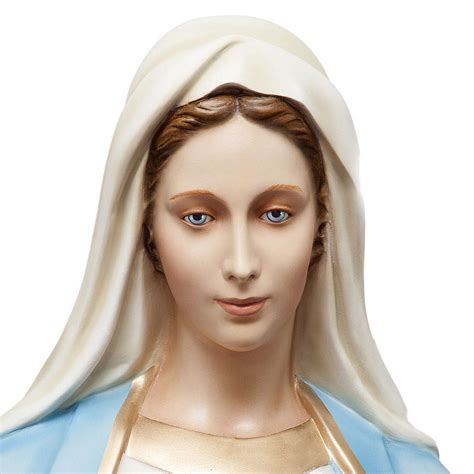 Sacred Heart Of Mary Statue In Painted Fiberglass 165cm Online Sales