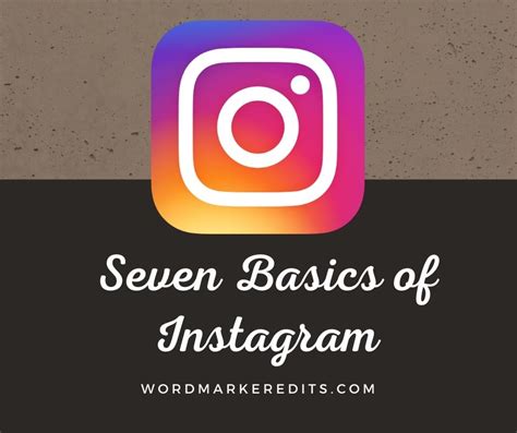 Seven Basics Of Instagram Kathrese Mckee