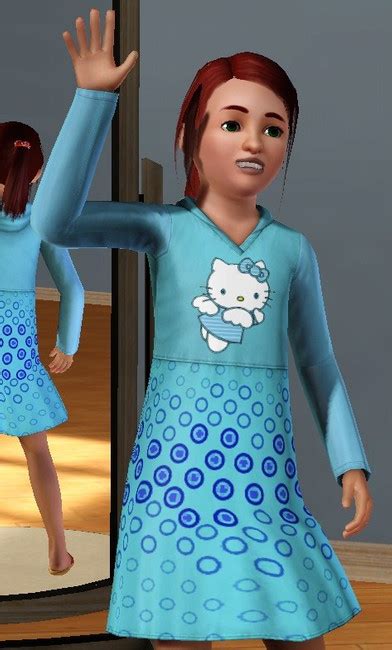 The Sims Resource Pretty Hello Kitty Girls Dress