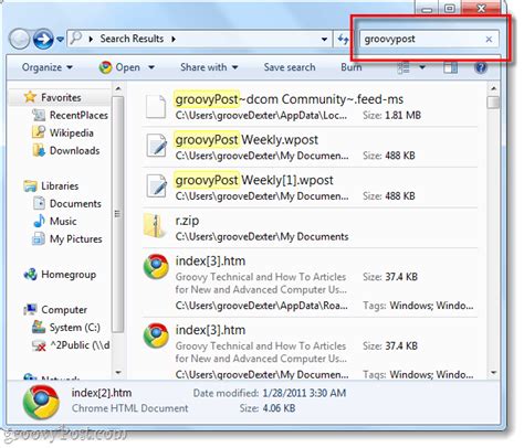 How To Use Advanced Search In Windows 7 Similar To Windows Xp