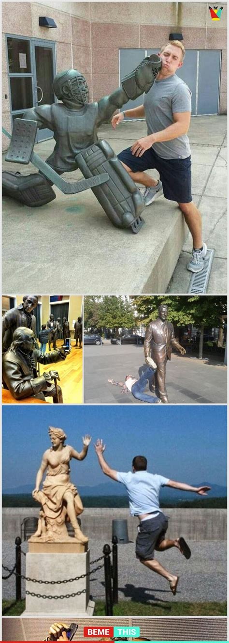 10 of the most hilarious photos of people posing with statues funny people pictures funny