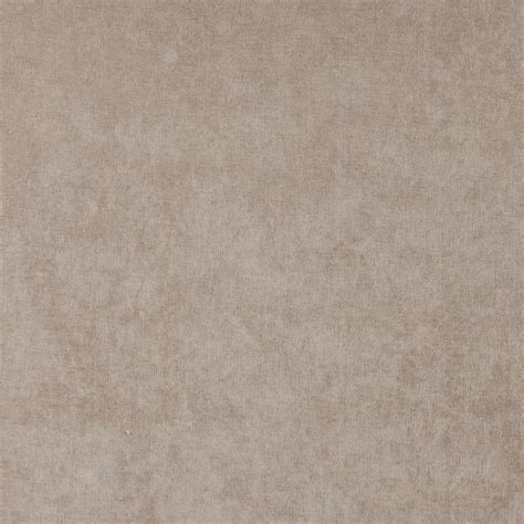 Beige Solid Woven Velvet Upholstery Fabric By The Yard