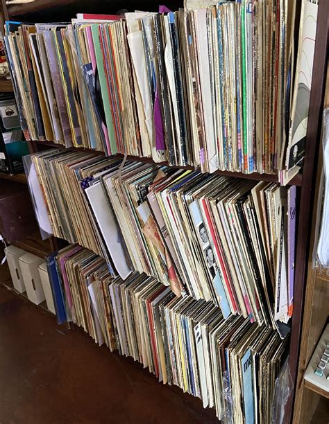 Large Collection Of Vinyl Records You Get The Entire Collection Shown