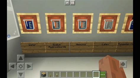 Minecraft Chemistry Edition Full Crafting Recipies Youtube