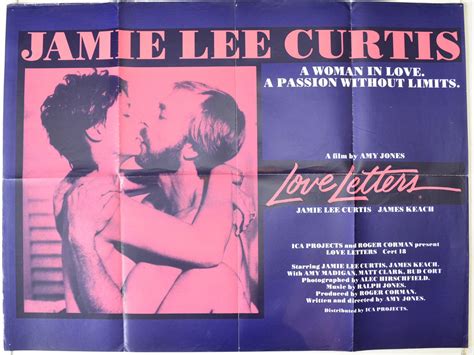 Love Letters 1986 Original Quad Film Poster Jamie Lee Curtis James Keach Ebay