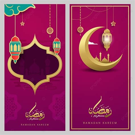Ramadan Kareem Islamic Greeting Card Template Design Template Download