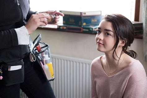 New Picture Of Maisie Williams On The Set Of Stealing Silver Maisie