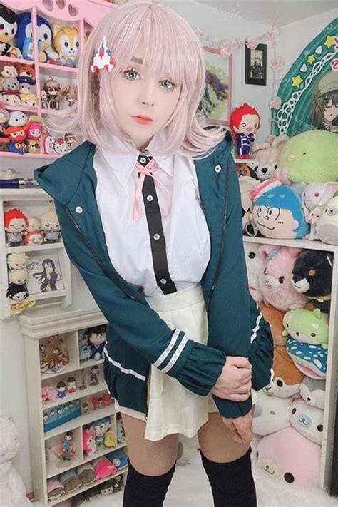this chiaki nanami cosplay costume is inspired from anime danganronpa trigger happy havoc you