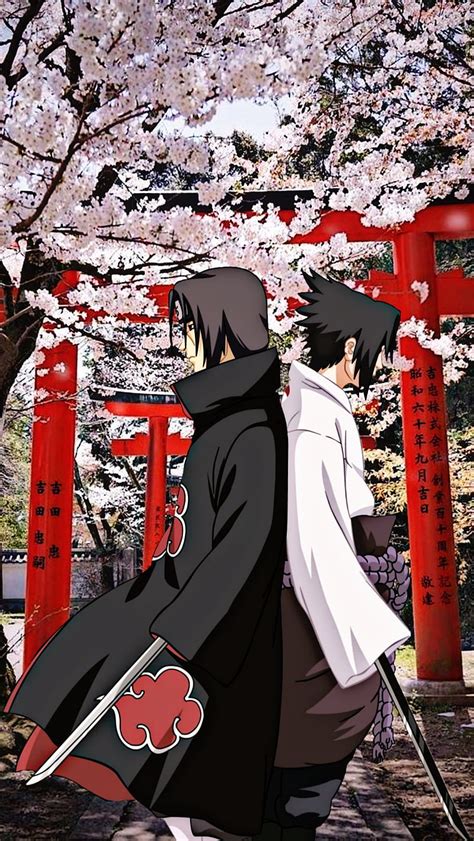 Itachi Et Sasuke Akatsuki Clan Uchiha Uchiwa Hd Phone Wallpaper