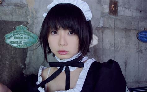 720p Girl Brown Woman Japanese Beautyful Iiniku Brunette Maid Face Asian Ushijima