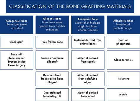 Classification Of Bone‐grafting Materials Including Autografts