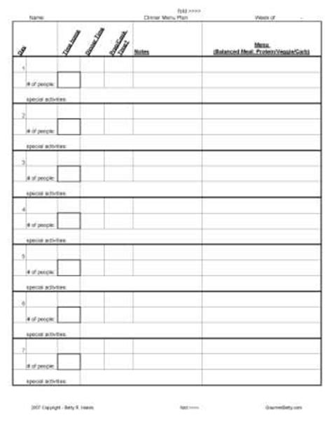 Using a meal planner worksheet can help you not only plan your meals for the week but also save money on your food budget. 16 Best Images of A Healthy Meal Plan Worksheet - Diet ...