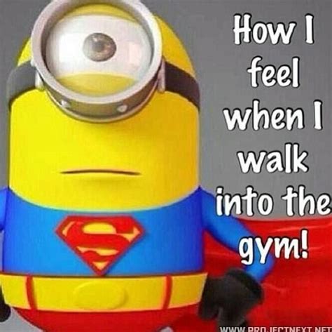 Too Funny Love The Minions Minions Workout Humor Gym Memes