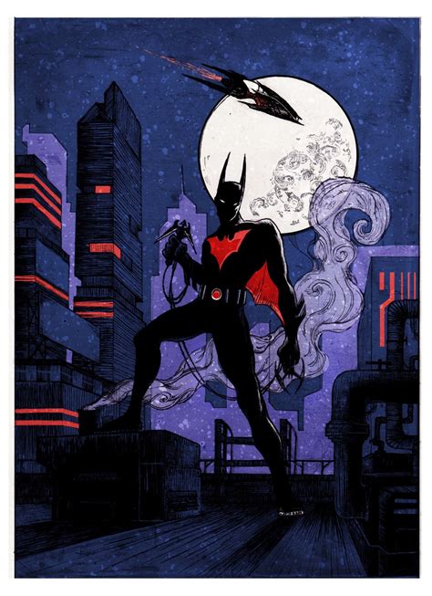 Batman Beyond Poster Designed By Matthew Vidalis Бэтмен будущего