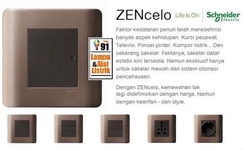 Jual Clipsal Schneider Zencelo Sakelar Saklar 2 Gang Silver Bronze Di