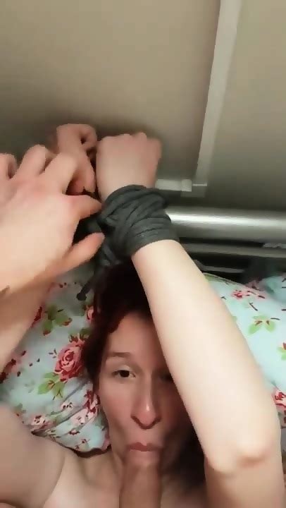 18 Year Old British Girl Tied Up Sucking Cock Eporner