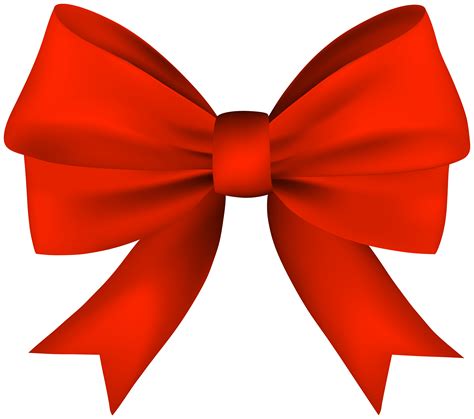 Red Bow Clipart Png Png Image Collection