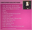 Christopher Marlowe God Poems