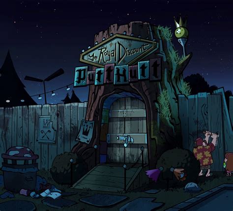 Gravity Falls Autumn Scenery Haunted House Gravity Falls Haunting