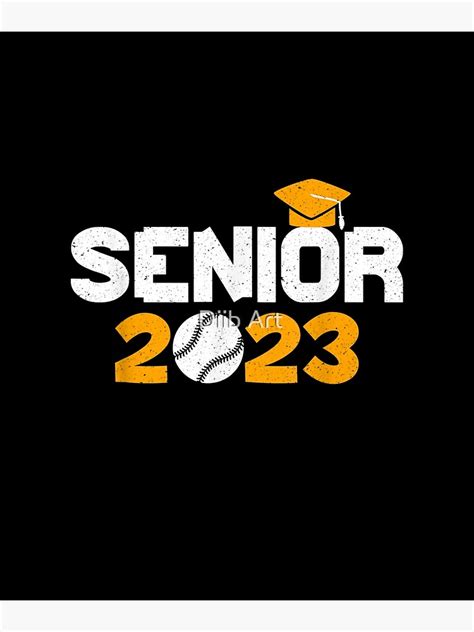 Class Of 2023 Baseball Graduation 2023 Grad Senior Poster For Sale By
