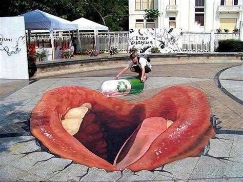 Stunning 3d Street Art Pavement Art 3d Street Art Street Painting