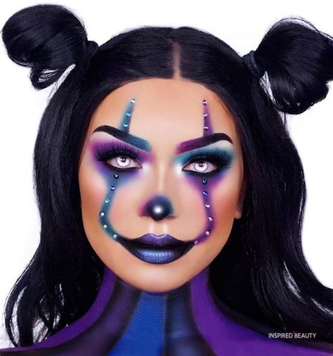 Clown Halloween Makeup 2020 Inspired Beauty Creepy Clown Makeup Halloween Makeup Clown