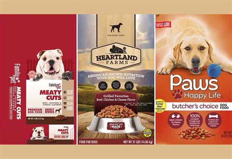 All natural ingredients to keep your dog happy, healthy and strong. Three kinds of dog food sold at Family Dollar nationally ...