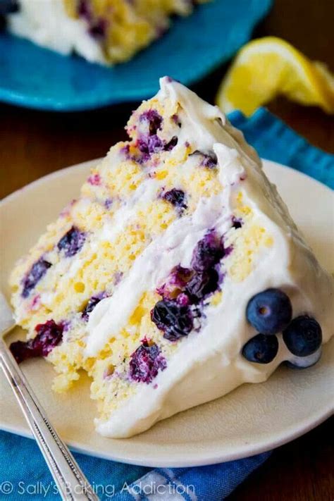 Lemon Blueberry Cake Recipes Pinterest
