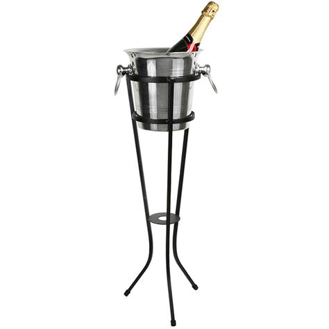 Aluminium Champagne Bucket With Stand Champagne Stand Champagne
