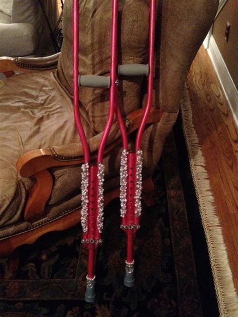 17 Best Images About Crutches On Pinterest Hot Pink Crutches And Leg