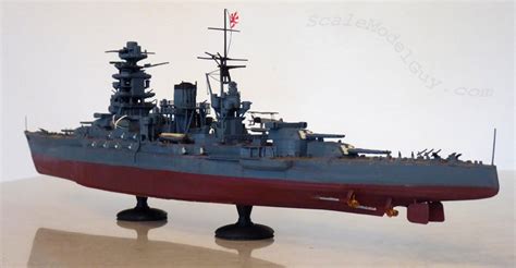 Finished Japanese Battleship Ijn Nagato In 1450 Scale Scalemodelguy