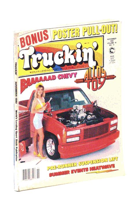 Truckin Magazine November Nov 1990 Alloy Toy Including