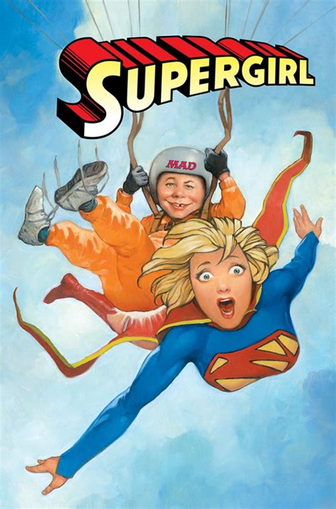 Supergirl Comic Box Commentary Mad Magazine Supergirl Variant