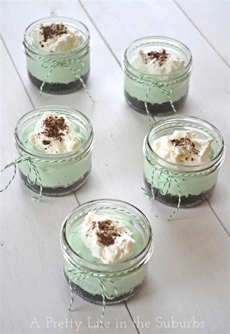 Best individual christmas desserts from mini santa hat cheesecakes recipe. 21 Seriously Delicious Green Desserts for St. Patrick's Day