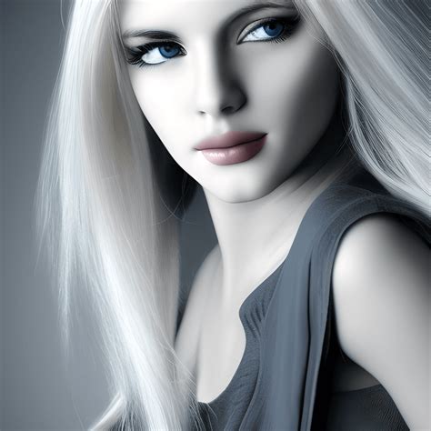 Beautiful Blonde Woman Incredibly Detailed Real Photograph · Creative
