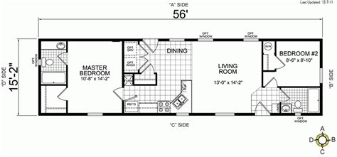 Bedroom Bath Double Wide Mobile Home Floor Plans Floorplans Click