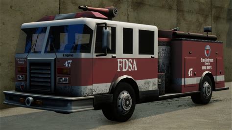 Gta San Andreas Definitive Fire Truck Youtube