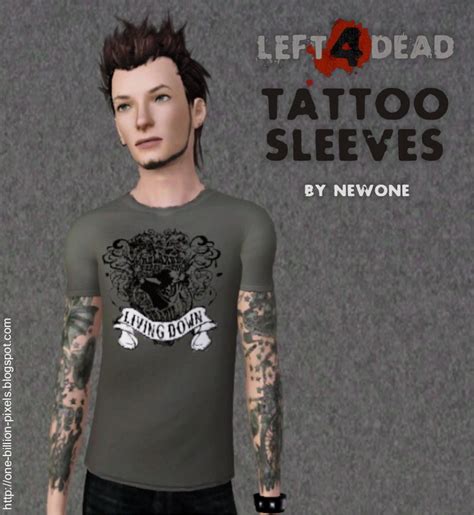 Mod The Sims Left4dead Tattoo Sleeves