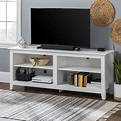 White Wood TV Stand for TVs up to 65" by Manor Park - Walmart.com ...
