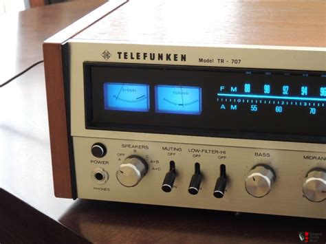 Telefunken Tr 707 Vintage Receiver Classic Silver Face Stereo Photo