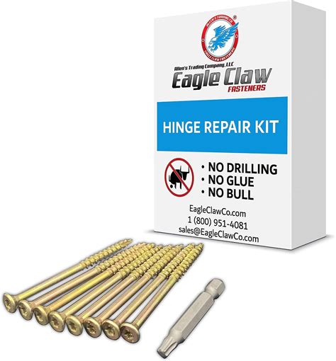 Easy Diy Stripped Screw Hole Repair Kit Door Hinge Repair Kit No Pre