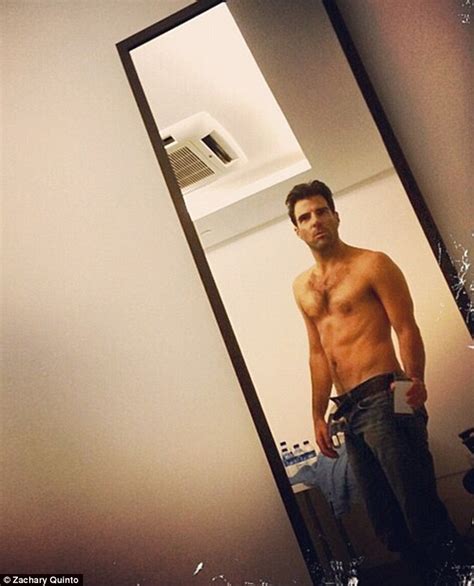 Zachary Quinto Shows Off Impressive Abs As He Post Shirtless Photo