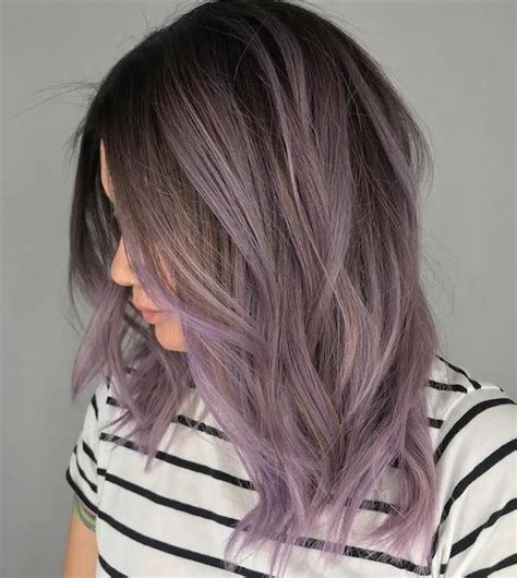 Smokey Lavender Hair Color Lavender Hair Colors Summer Hair Color