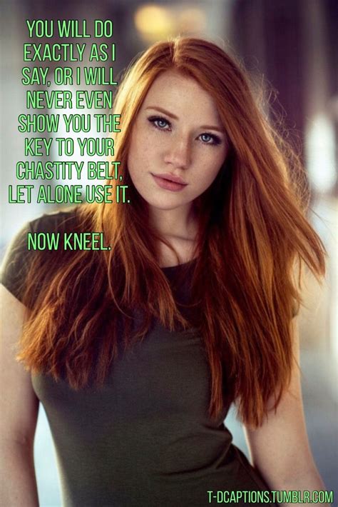 Tease Denial Captions Red Haired Beauty Beautiful Redhead
