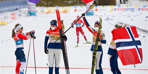 Norways Cross Country Skiers Bring Back Relay Gold Nordic World Ski