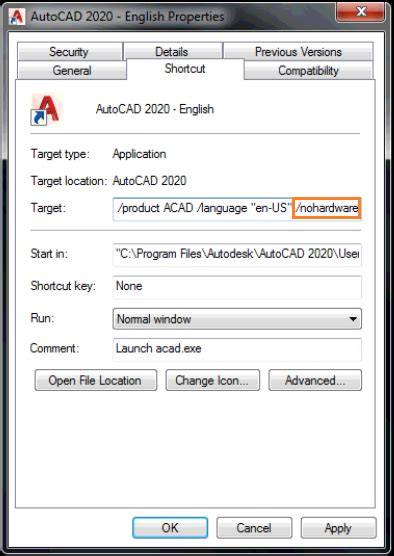 AutoCAD 소프트웨어를 시작할 때 치명적 오류 x 예외를 읽는 중 처리되지 않은 액세스 위반 발생